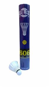 Resim  Selex 606 12 li Kaz Tüyü Badminton Topu